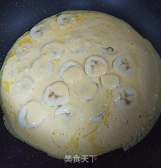 香蕉蛋饼的做法步骤：7