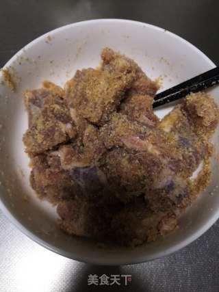 粉蒸排骨的做法步骤：6