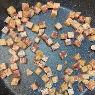 午餐肉馒头披萨饼的做法步骤：4