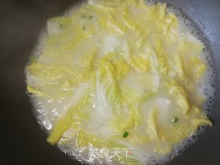 羊汤炖娃娃菜的做法步骤：7