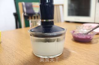 无油紫薯戚风杯子蛋糕的做法步骤：6