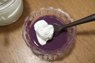无油紫薯戚风杯子蛋糕的做法步骤：9