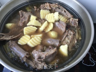 土豆炖大鹅的做法步骤：18