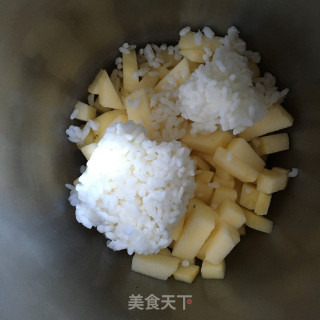 苹果红糖米糊的做法步骤：5