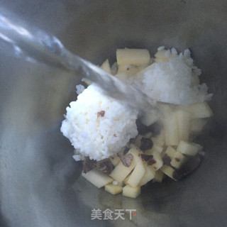 苹果红糖米糊的做法步骤：6