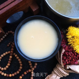 苹果红糖米糊的做法步骤：9