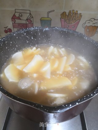 萝卜牛肉丸子汤的做法步骤：7
