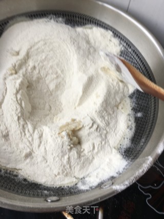 香甜炒面粉的做法步骤：5