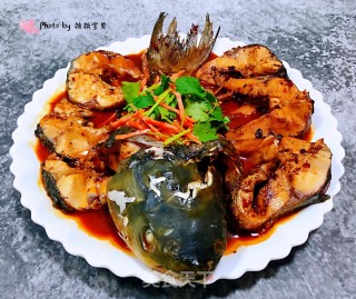 红烧草鱼的做法步骤：10