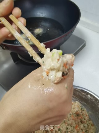 炸萝卜丸子的做法步骤：11