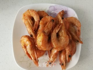 避风塘炒虾的做法步骤：5
