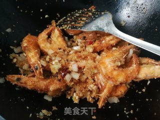 避风塘炒虾的做法步骤：12
