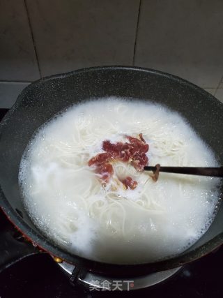 瘦肉挂面的做法步骤：5