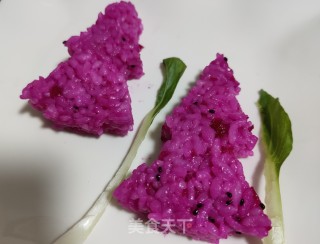 火龙果饭团的做法步骤：11