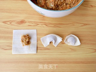 汤鲜肉嫩的香菇鸡肉馄饨的做法步骤：14