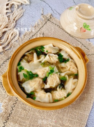 汤鲜肉嫩的香菇鸡肉馄饨的做法步骤：22