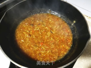 蟹黄捞面的做法步骤：5