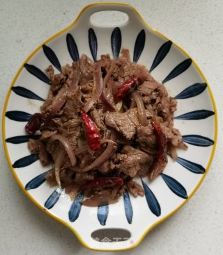 孜然洋葱炒牛肉的做法步骤：18