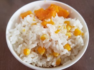 红薯玉米焖饭的做法步骤：6