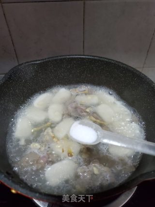 瘦肉年糕汤的做法步骤：5