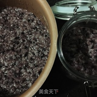 自制紫米甜酒的做法步骤：9