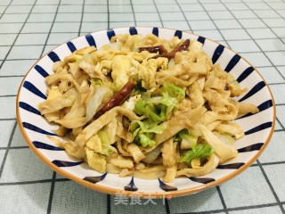 白菜鸡蛋焖饼的做法步骤：12