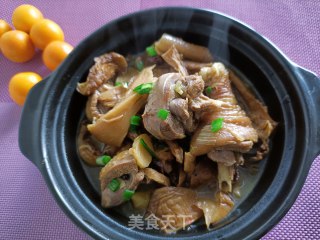 元蘑炖土公鸡的做法步骤：25