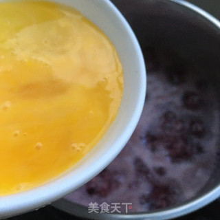 紫米甜酒蛋花汤的做法步骤：5