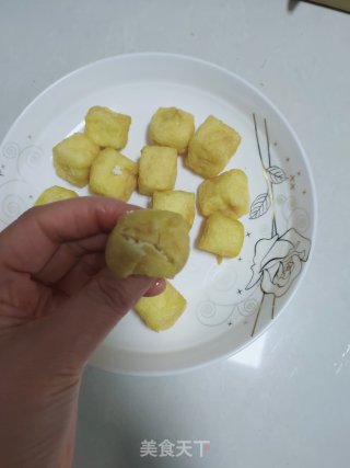 豆腐泡夹肉的做法步骤：4