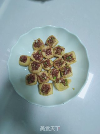 豆腐泡夹肉的做法步骤：5