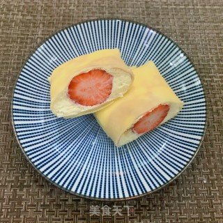 草莓班戟的做法步骤：16