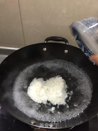 白菜心鸡蛋泡饭的做法步骤：3