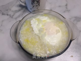 白菜心鸡蛋泡饭的做法步骤：5