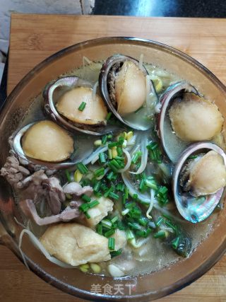 鲍鱼炖海带黄豆芽的做法步骤：12