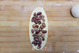 玉米面蜜豆卷卷馍的做法步骤：7