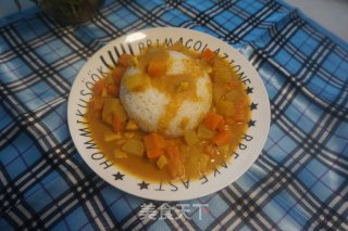 花样米饭之日式豆乳咖喱饭的做法步骤：12