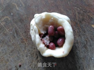 红豆卷的做法步骤：4