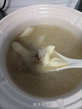铁棍山药排骨大米粥的做法步骤：6