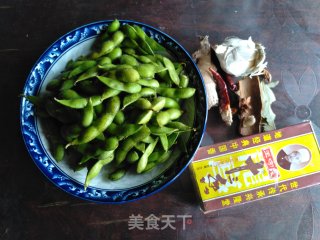 煮五香毛豆的做法步骤：1