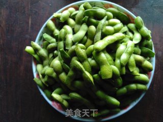 煮五香毛豆的做法步骤：2