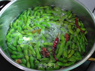 煮五香毛豆的做法步骤：9