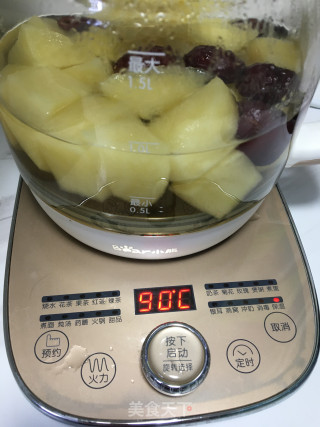红枣炖苹果的做法步骤：4