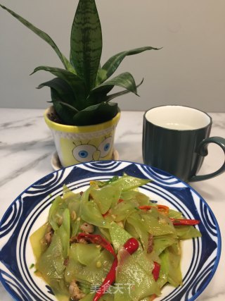 辣炒莴苣的做法步骤：5