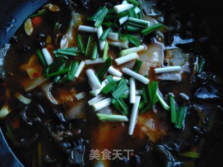 酸辣鱿鱼片的做法步骤：8