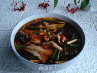 酸辣鱿鱼片的做法步骤：9