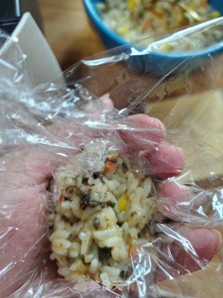 烤芝士饭团的做法步骤：5