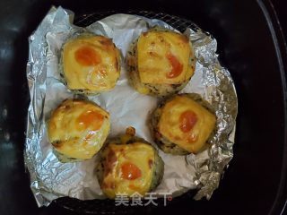 烤芝士饭团的做法步骤：10