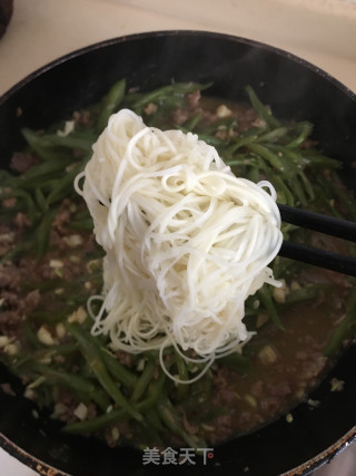 豆角肉末拌面的做法步骤：9