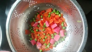 杂蔬炒饭的做法步骤：1