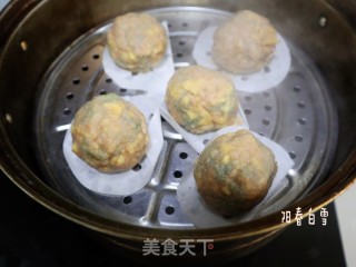 全麦面菜团子❗️低脂饱腹减肥主食代餐的做法步骤：6